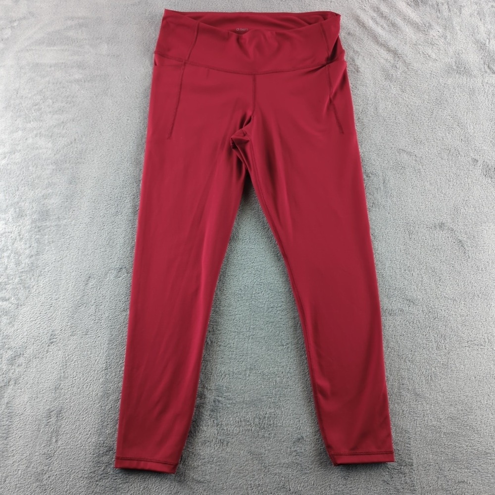 GapFit Leggings Womens Large Compression High Rise Pocket Athletic Yoga Pants